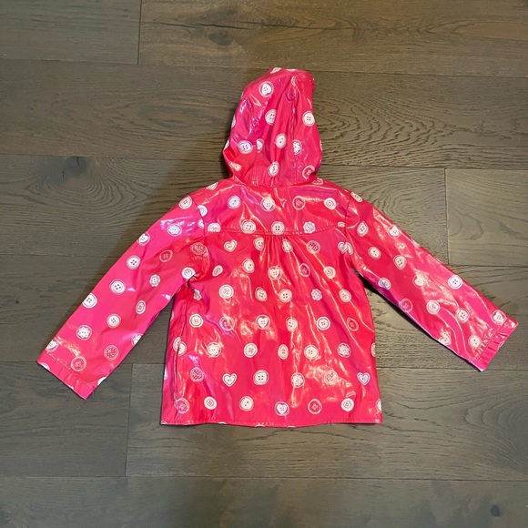 Souris Mini pink rain coat sz 3/4 kids EUC - Picture 2 of 4